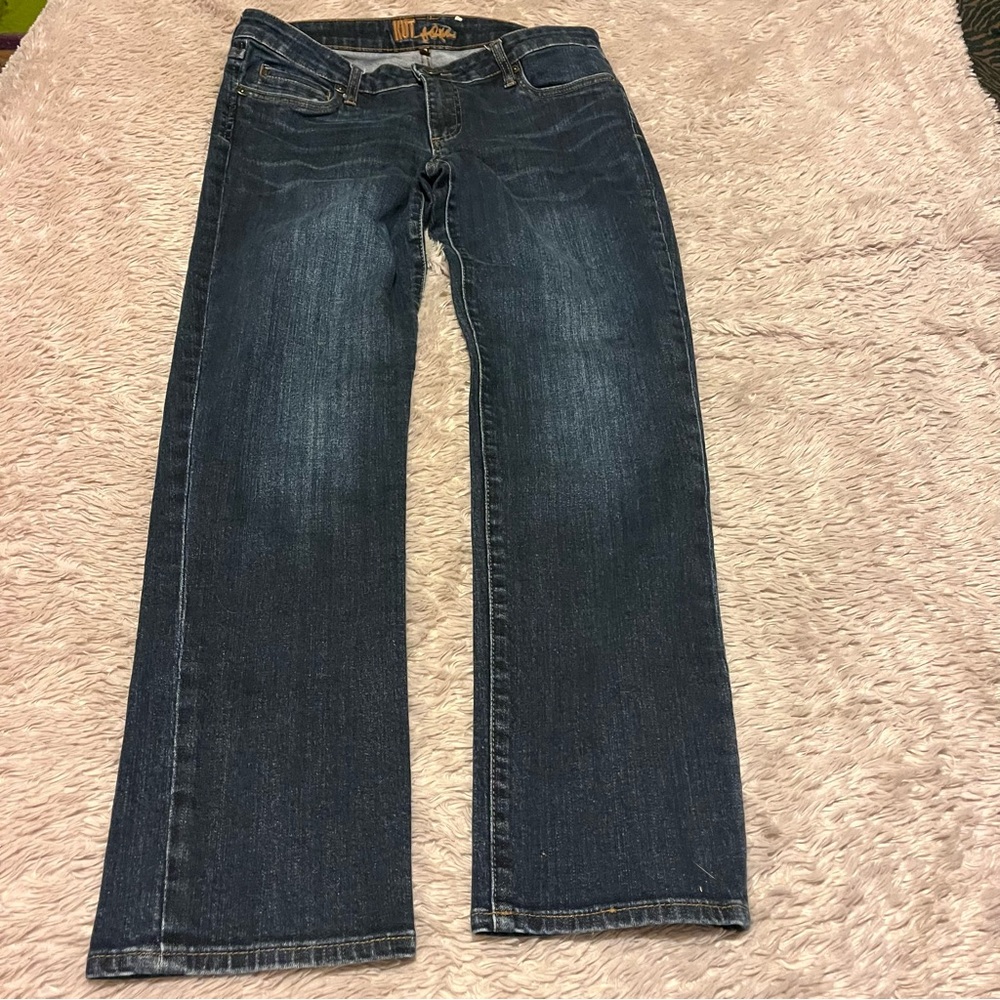 Kut from the Kloth Blue Jeans straight leg 10